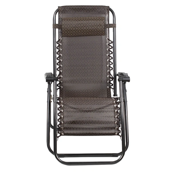 Сгъваем стол за къмпинг с възглавница 175x66xH110 см MUHLER - Image 2