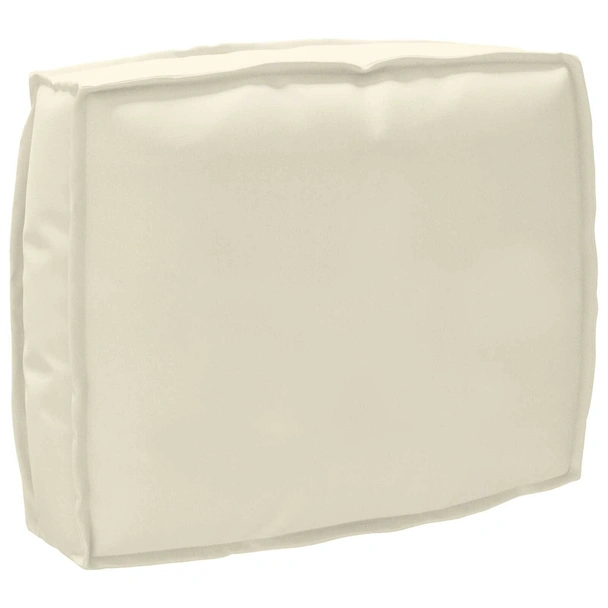 Възглавница за палета за облегалка Кремаво 50x40x12 см Оксфордска тъкан - Image 3