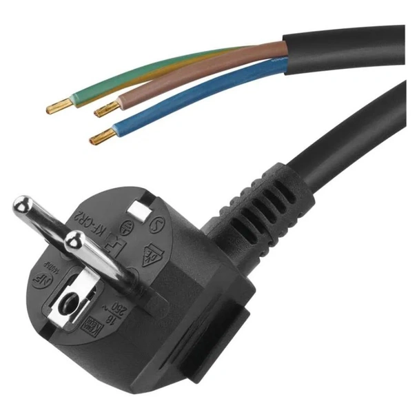 Захранващ кабел за техника 2 м / 3x1.0 мм² черен EMOS - Image 3