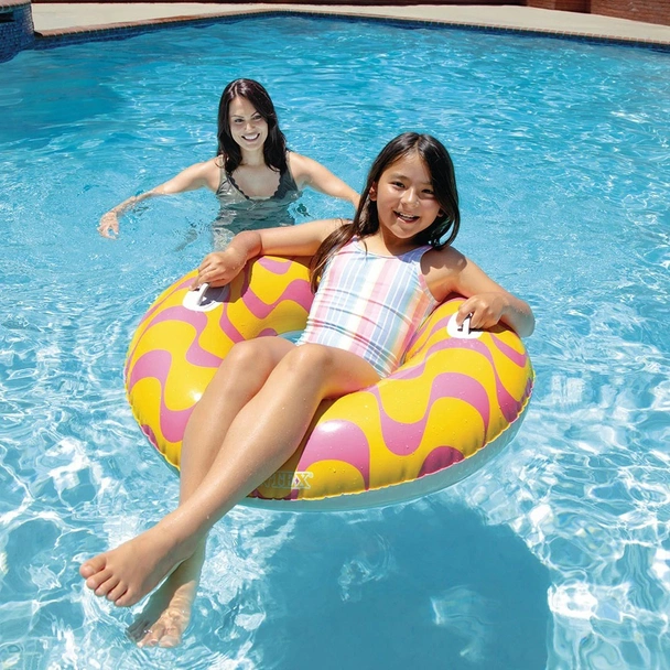 Детски надуваем пояс с ръкохватки ø91 см INTEX - Image 2