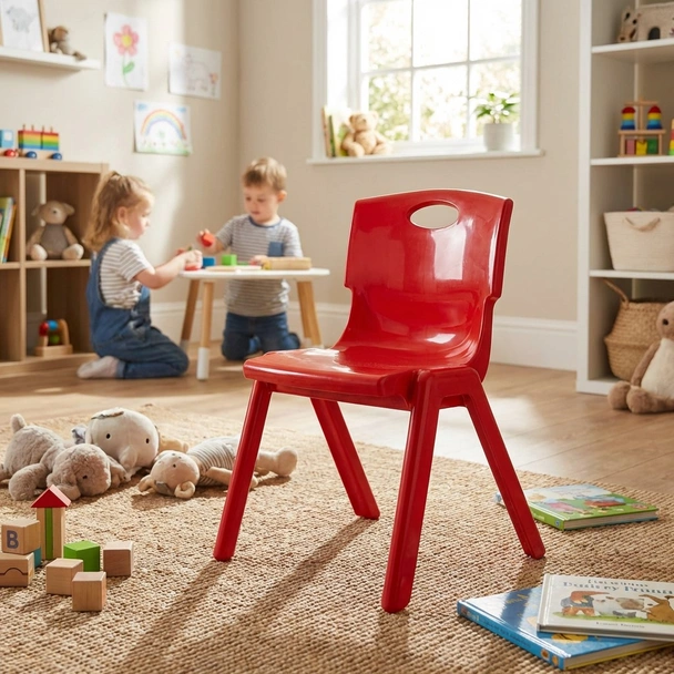 Детски стол червен MEVSIM PLASTIC - Image 4