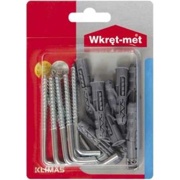 Дюбел за бетон с L кука 8Х40 блистер - WKRET-MET - Image 1