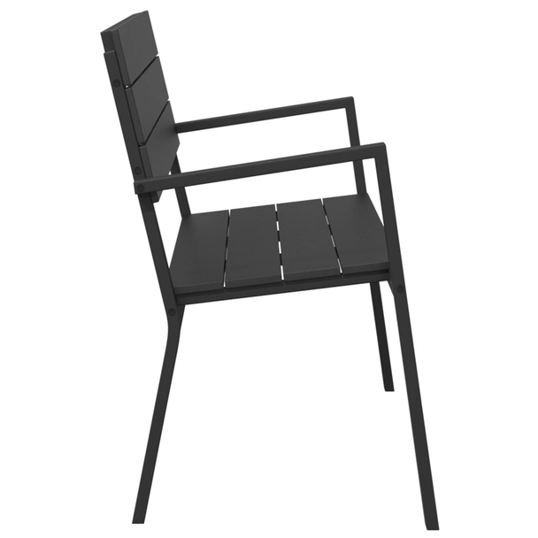 Градина Пейка от Стомана и WPC Черна - VL42001773 - Image 5