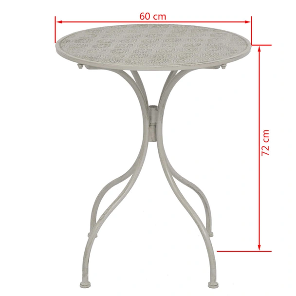 Градински бистро комплект, 3 части, маса 60 x 72 см - Image 11