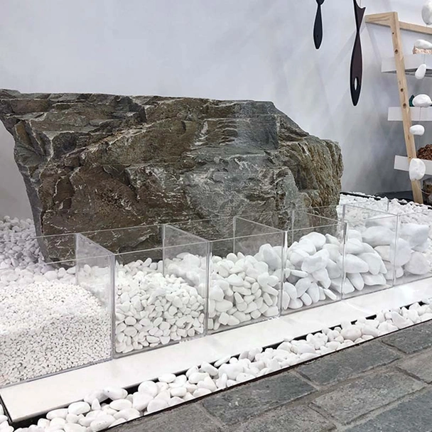 Камъчета за декорация 3-6 см Pebbles White Thasos AKROLITHOS - на кг - Image 5