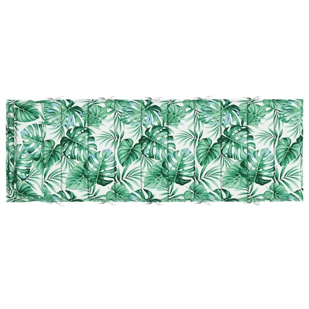 Шалте за шезлонг - зелен на листа - 180x60x4 см - Оксфорд плат - VL361864 - Image 5