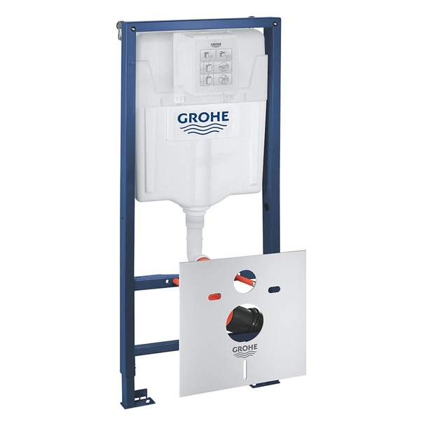 Структура за вграждане 3в1 с бутон и планки за монтаж Rapid SL GROHE - Image 3