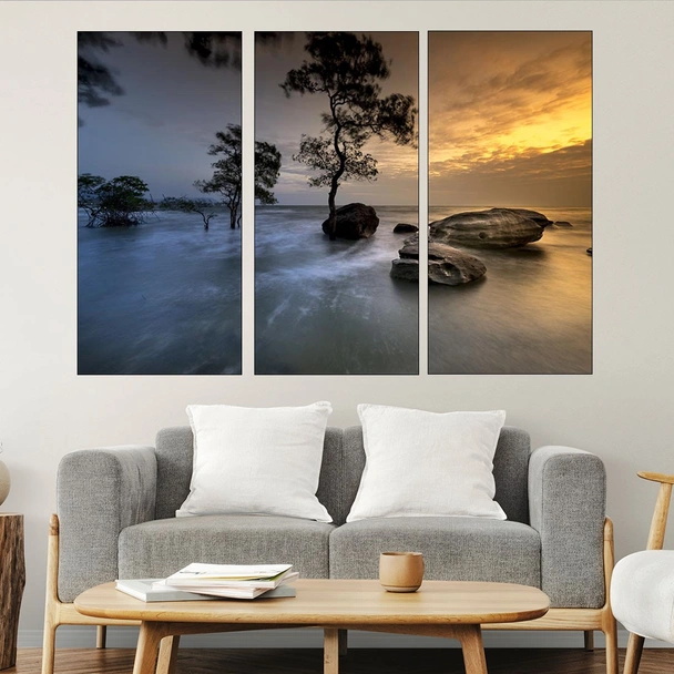 Мангрови дървета във водата - картина пано за стена - Image 2