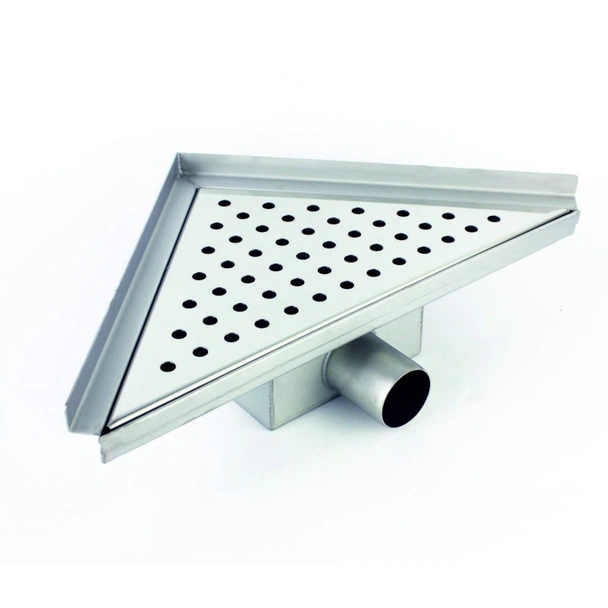 Подов ъглов лентов сифон 25х25х7.5см хром INTER CERAMIC - Image 2