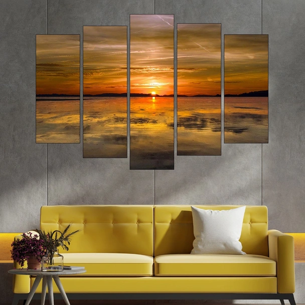 Залез над Японско море - картина пано за стена - Image 3
