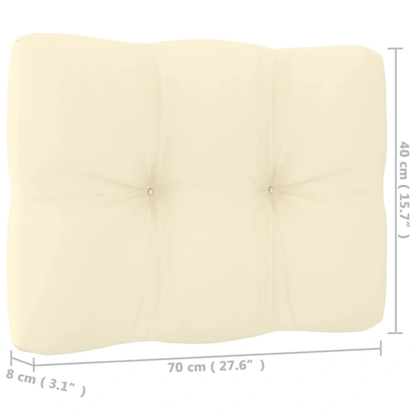 Градински комплект с възглавници 2 части 70 x 70 x 67 см - Image 11