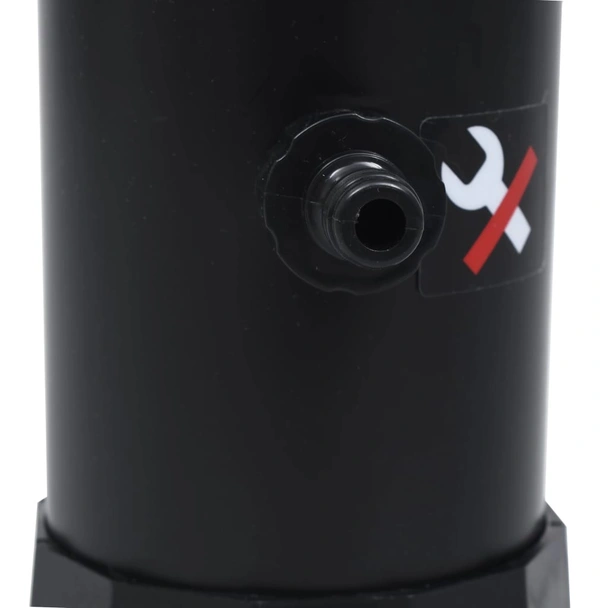 Градински соларен душ, черен, 215 см, 8 л - Image 8