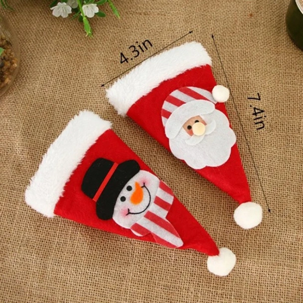 Коледно калъфче за прибори Шапка - Image 4