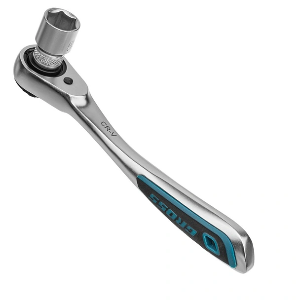 Комплект вложки с тресчотка 120 зъба 1/4" 12 части GROSS - Image 8