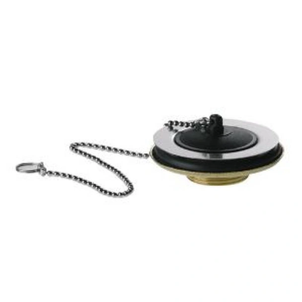 Месингово витло за мивка с неръждаема решетка и тапа 1 1/2"