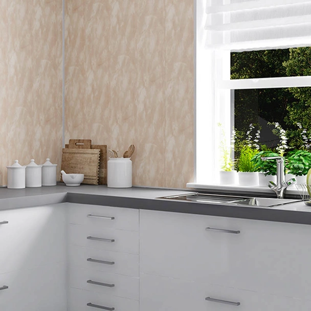 PVC ламперия 25 см 8 мм 2.65 м Greco Beige VILO - Image 2