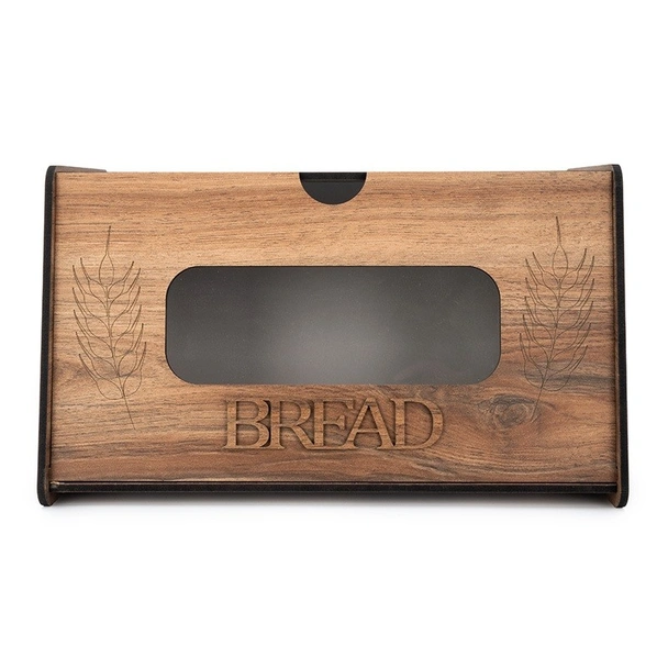 Кутия за хляб с дървесен дизайн 34x30x21 см - Image 3