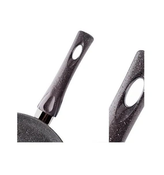 Тиган с гранитно покритие и стъклен капак 22 см SN073 MENZIR - Image 4