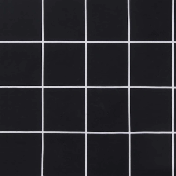 Възглавница за пейка черно каре 120x50x4 см оксфорд плат - VL361136 - Image 6