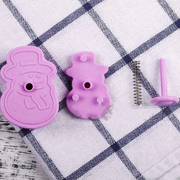 Форми резци за коледни сладки с бутало 4 бр. - Image 2