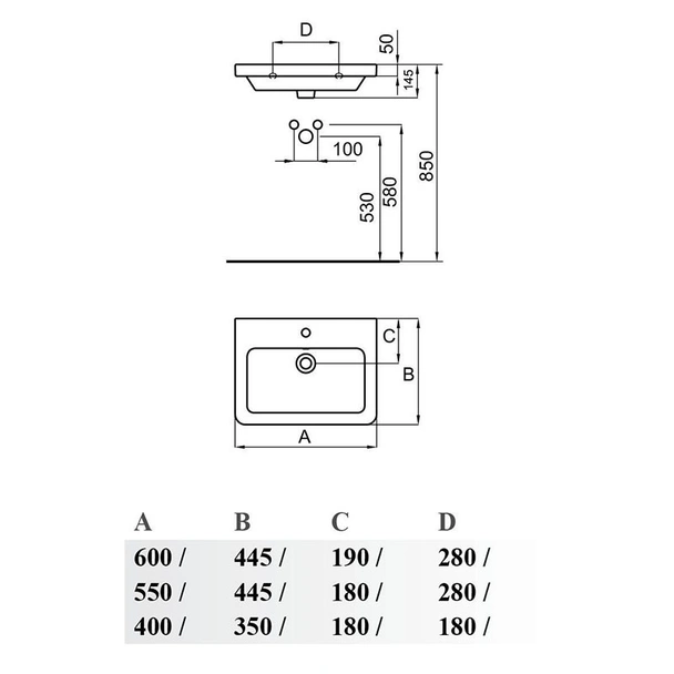 Мивка за баня Terma Next FAYANS - Image 2