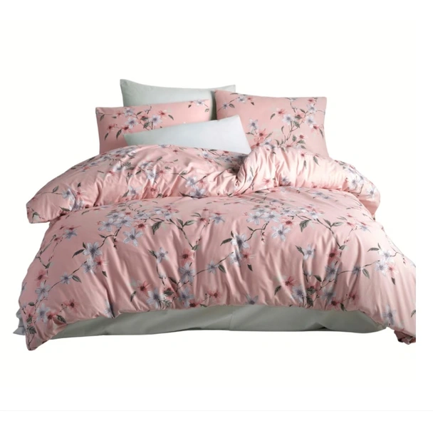 Спален комплект 4 части Флорални мотиви в розово MAJOLI - Image 2