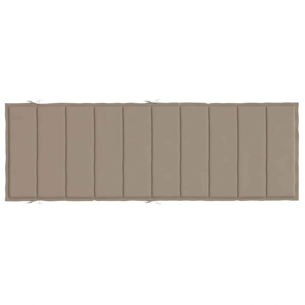 Шалте за шезлонг - таупе - 186x58x4 см - Оксфорд плат - VL314166 - Image 5