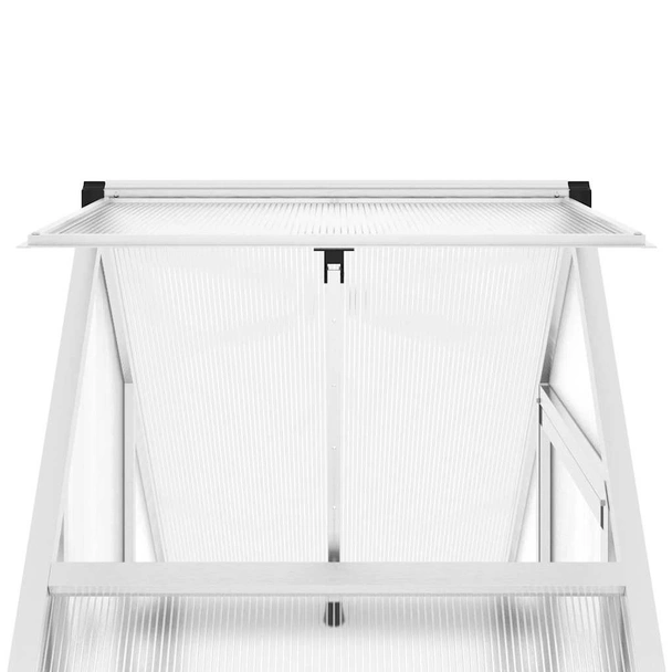 Оранжерия - поликарбонат- стоманена основа - 169x58x195 см - Image 8