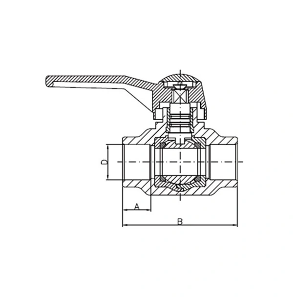 Полипропиленов сферичен кран ф63 мм HP TREND - Image 2
