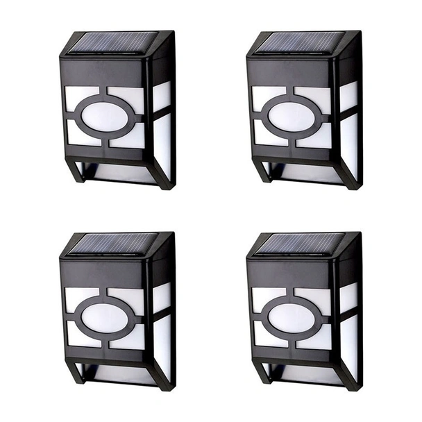 Соларна лампа за ограда 9x5x11,5 см 2 LED 4 бр. BREMA - Image 5