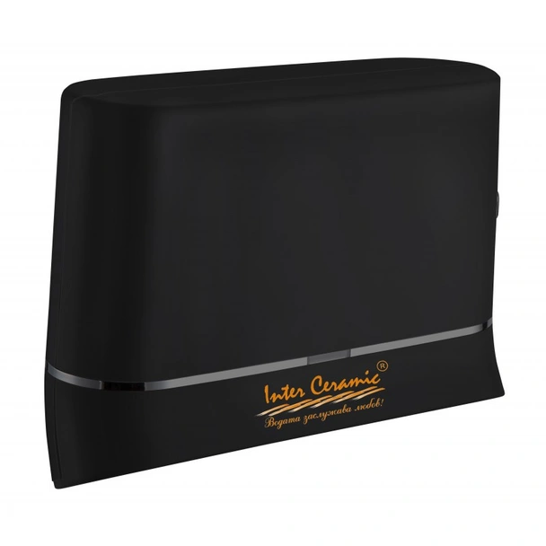 Автоматична поставка за хартия 29,8х13х9,5см черен мат INTER CERAMIC - Image 2