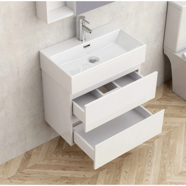 Шкаф за баня Compact 5845W с мивка 6036W INTER CERAMIC - Image 3