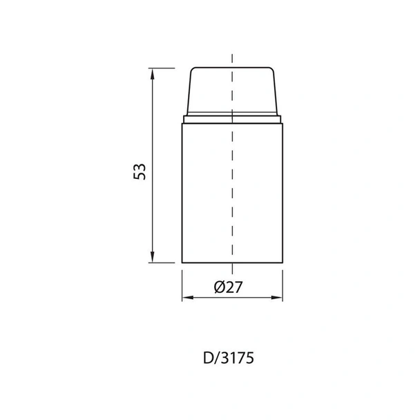 Фасунга бакелитова черна -E14- VIVALUX - Image 2