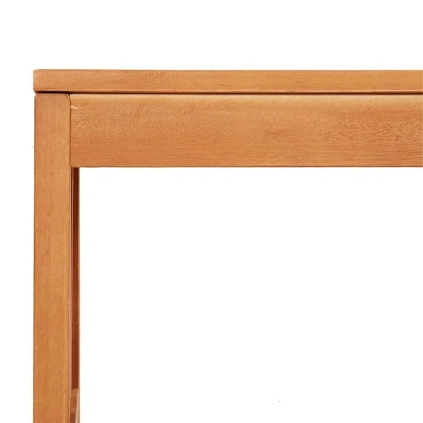 Градинска пейка, 80 см, масивно дърво евкалипт - VL363287 - Image 5