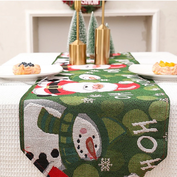 Коледен тишлайфер Дядо Коледа и Снежко 34x180 см - Image 2