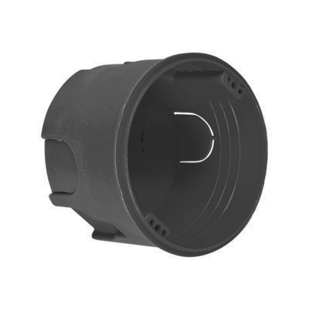 Конзолна кутия за мазилка ø65 мм черна ELMARK