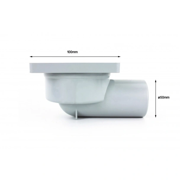 Подов лентов сифон 10х10х7см хром ICD 6412 INTER CERAMIC - Image 4