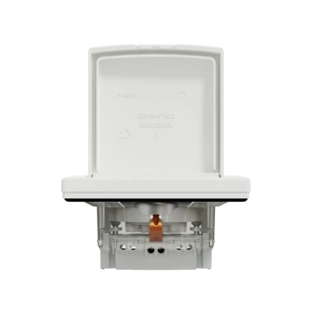 Контакт Шуко със защита и капак 16 A IP44 бял Asfora - Image 3