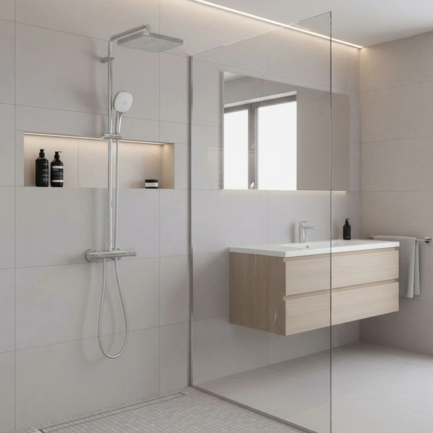 Душ система с термостат Tempesta 250 Cube GROHE - Image 6