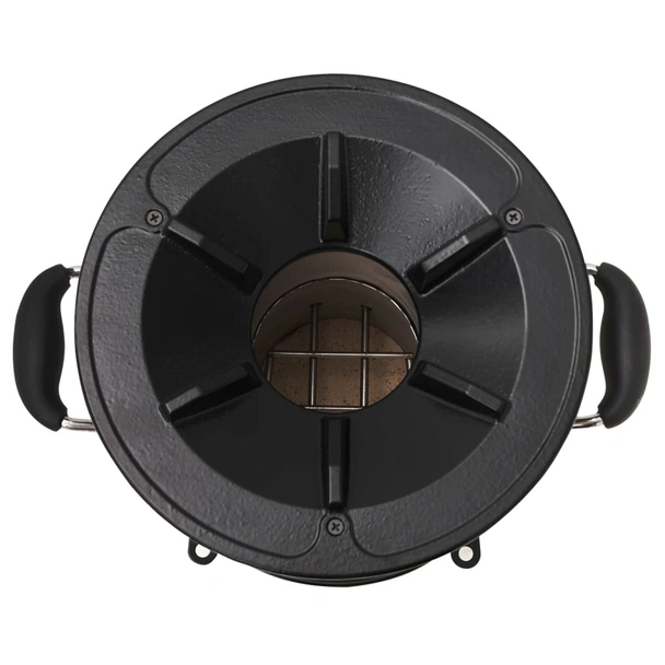 Къмпинг печка на дърва, сребриста, 45,5x33x25,5 см, стомана - Image 7