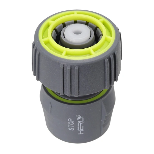 Конектор 1/2" Ж за маркуч 3/4" Stop функция Pro HERLY