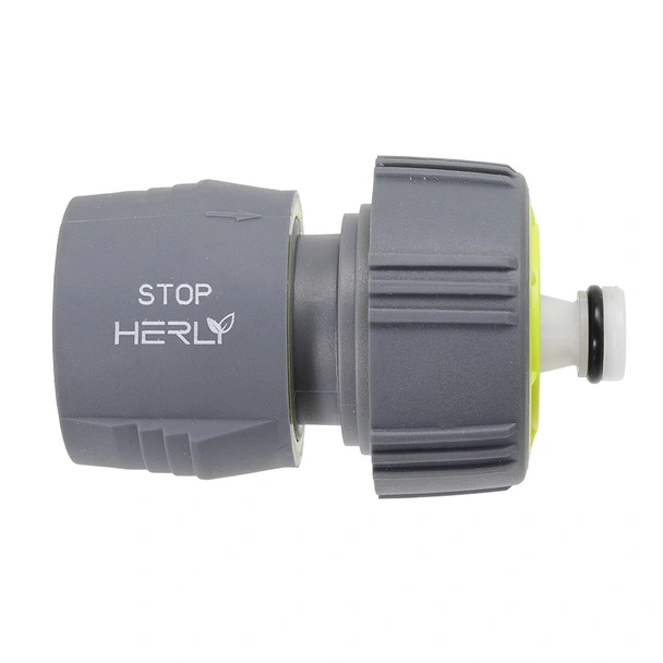 Конектор 1/2" Ж за маркуч 3/4" Stop функция Pro HERLY - Image 2