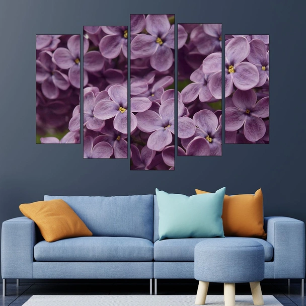 Люляк в близък план - картина пано за стена - Image 3