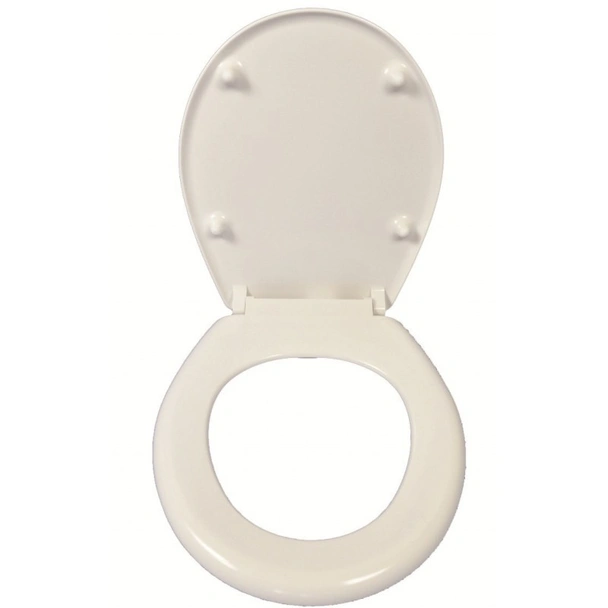 Тоалетна седалка с плавно затваряне 45.5х37.3см бяла INTER CERAMIC - Image 3