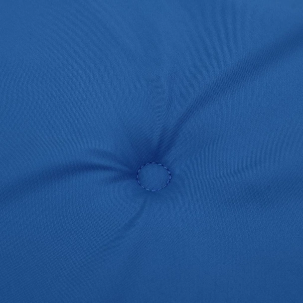 Възглавници за столове 2 бр кралско сини 120x50x3 см плат - VL314116 - Image 8