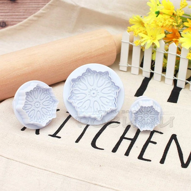 Форми за сладки Маргаритки с бутало 3 бр. - Image 2