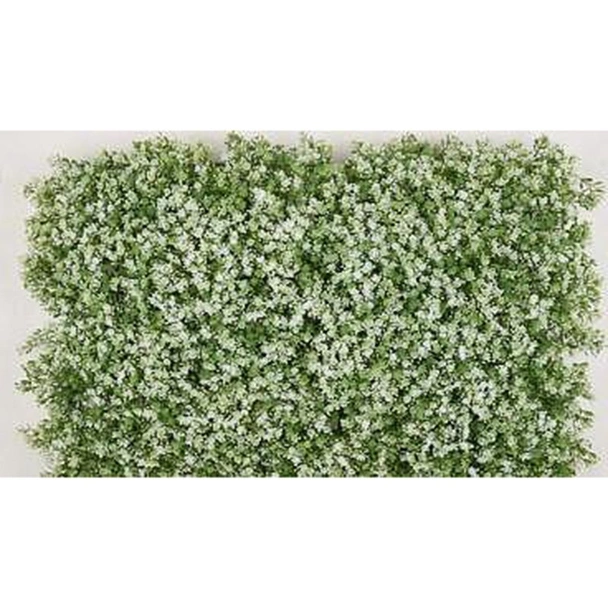 Изкуствена трева за стена 40х60 см ситно бяло DIY-AP-19 - Image 2