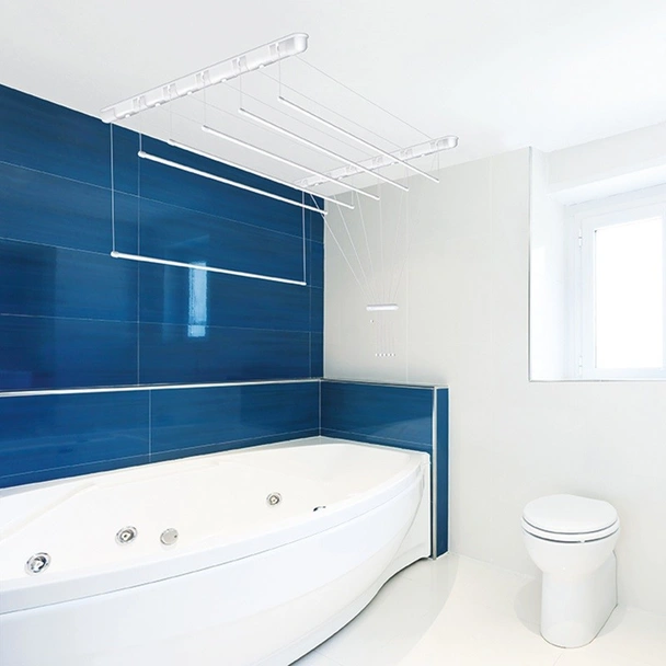 Таванен простир 6x200 см бял SEPIO - Image 2