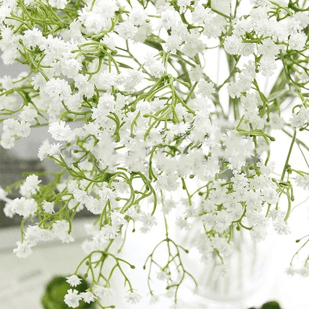 Декоративен букет Бяла гипсофила 58 см - Image 3