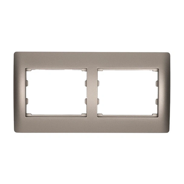 Двоен панел сив металик Rhyme ELMARK